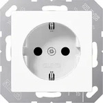 Jung A1520WW Schutzkontakt-Steckdose, Duroplast, Serie AS/A, alpinwei&szlig;