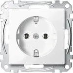 Merten MEG2401-0319 Schutzkontakt-Steckdose, Schraub-Liftklemmen, System M,