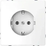 Merten MEG2301-6035 Schutzkontakt-Steckdose, Steckklemmen, System Design, Lotoswei&szlig;