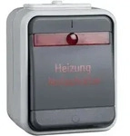 Elso 441229 Heizungsnotschalter, 2-polig, 10A, Steckklemme, Aqua-Top,