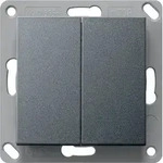 Gira 242228 EnOcean Funk Wandsender 2-fach, System 55, anthrazit