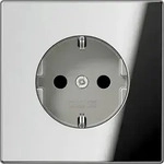 Jung GCR1520KI Schutzkontakt-Steckdose, 16 A 250 V ~, SAFETY+, Metall verchromt,