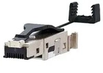 Metz Connect 1401405012-I E-DAT Industry RJ45 field plug black Cat.6 Class EA