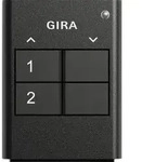Gira 535210 Funk Handsender 2-fach, Gira eNet, anthrazit