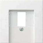 Gira 027627 Abdeckung TAE USB, System 55, reinwei&szlig; seidenmatt