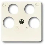Busch-Jaeger 1743/10-04-212 Zentralscheibe TV/SAT, 4-fach f&uuml;r Antennensteckdose der