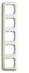 Busch-Jaeger 2515-212 Abdeckrahmen 5-fach, Duro 2000 SI, wei&szlig; gl&auml;nzend