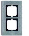 Busch-Jaeger 1722-860 Abdeckrahmen 2-fach, carat, edelstahl matt