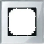 Merten 489160 Echtglasrahmen 1-fach, M-PLAN, Diamantsilber