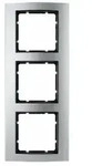 Berker 10133004 Rahmen 3-fach, B.3, Alu/anthrazit matt, Aluminium eloxiert
