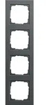 Gira 021423 Abdeckrahmen 4-fach, Gira E2, anthrazit