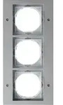 Gira 021365 Abdeckrahmen 3-fach, Gira TX_44, (WG UP) Farbe alu