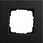 Gira 0211126 Abdeckrahmen 1-fach, Gira Esprit, Aluminium schwarz (eloxiert)