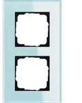 Gira 021218 Abdeckrahmen 2-fach, Gira Esprit, Glas mint