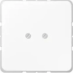 Jung CD561BWW Blind-Abdeckung (geschraubt), Duroplast, Serie CD, alpinwei&szlig;