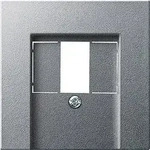 Gira 027626 Abdeckung TAE USB, System 55, Farbe alu