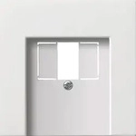 Gira 0276112 Abdeckung TAE USB, Fl&auml;chenschalter, reinwei&szlig; gl&auml;nzend