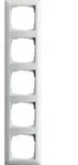 Gira 021503 Abdeckrahmen 5-fach , Standard 55, reinwei&szlig; gl&auml;nzend