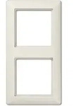Jung AS582 Rahmen 2-fach, AS 500, IP 44, Duroplast, senkrechte und waagerechte