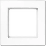Jung AC581WW Rahmen 1-fach, senkrechte und waagerechte Montage, Duroplast, A