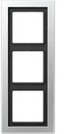 Jung ALD2983 Rahmen 3-fach, senkrechte und waagerechte Montage, LS-DESIGN, Aluminium
