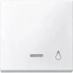 Merten 430919 Wippe mit Kontrollfenster und Aufdruck Licht, System M, polarwei&szlig;