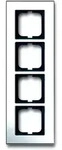 Busch-Jaeger 1724-826-101 Abdeckrahmen 4-fach, carat, chrom gl&auml;nzend