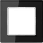 Jung AC581GLSW Glasrahmen 1-fach, senkrechte und waagerechte Montage, Glas, A