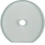 Berker 1094 Glasabdeckendplatte f&uuml;r Drehschalter/-taster, Serie Glas, klar