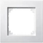 Merten 488119 Rahmen, 1-fach, b&uuml;ndiger Einbau, M-PLAN II, polarwei&szlig;,
