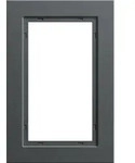 Gira 100123 Abdeckrahmen 1,5-fach, Gira E2, anthrazit