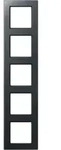 Jung AC585BFANM Rahmen 5-fach, senkrechte und waagerechte Montage, Thermoplast