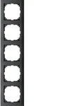 Merten MEG4050-3614 Rahmen 5-fach, M-Pure, anthrazit
