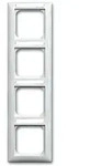 Busch-Jaeger 1724 NS-914 Abdeckrahmen 4-fach mit Beschriftungsfeld Busch-balance SI,