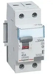 Legrand 411560 TX3 Fehlerstromschutzschalter 40A, 2-polig, 30mA, Typ A, 230VAC, 2TE