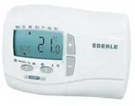 Eberle INSTAT + 868-r Uhrenthermostat Funksender, digital mit Uhr