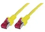 EFB K5511.0,5 RJ45 Patchkabel S/FTP,Cat.6 0.5m gelb, halogenfrei