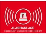 ABUS AU1322 Warnaufkleber Alarm 148 x 105mm