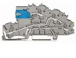 Wago 2003-7641 Installations-Etagenklemme mit N-Trennschlitten NT/L/PE