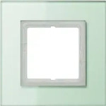 Jung LSP981GLAS Glasrahmen 1-fach, senkrechte und waagerechte Montage, Glas, LS PLUS,