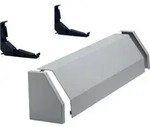 Hager FZ352, Kabelrangierkanal 2-feldig Wandmontage, Breite 550mm