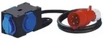 Bachmann 349.027 CEE-Adapter 16A/5pol. auf 3 Schutzkontakt-Steckdosen IP 44