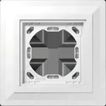 Jung PA981G125-0 Einputzadapter wandb&uuml;ndig 1-fach, LS ZERO