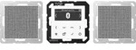 Jung DABA2BTWW Smart Radio DAB+ Bluetooth&reg;, Set Stereo, Serie AS/A, alpinwei&szlig;