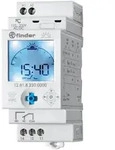 Finder 128182300000 Schaltuhr f&uuml;r Reiheneinbau, 1 Wechsler, 16 A, f&uuml;r 230 V AC,