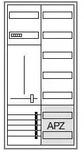 Hager ZB322P15 Z&auml;hlerschrank 1 ZP 3-Punkt-Befestigung