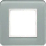 Berker 10116079 Rahmen 1-fach, Q.7, Glas polarwei&szlig;