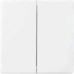 Busch-Jaeger 6736 FoH-84 Wippe 2-fach f&uuml;r Smart Switch Einsatz, studiowei&szlig;