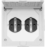 ABL-1632490 Schutzkontakt-Steckdose 2-fach f&uuml;r Wand/Boden