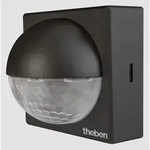 Theben 1010201 theLuxa R180 BK Bewegungsmelder 180&deg; f&uuml;r Wandmontage,